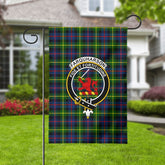 Farquharson Modern Tartan Crest Garden Flag